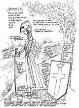 Bible Ephesians sketch template