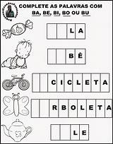Bi Ba Bu Bo Atividade Sílabas 1248 Pqp 1600 Atividades Alfabetização Childhood Classroom Education Room sketch template