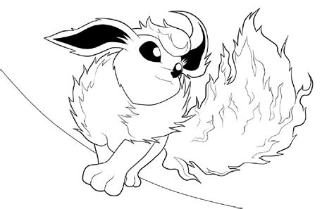 flareon coloring pages   educative printable