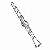 Clarinete Instrumentos Musicales sketch template