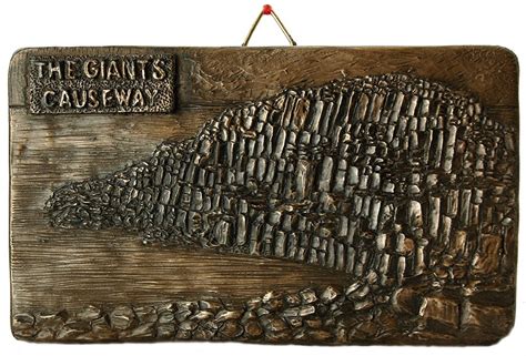 bronze giants causeway plaque island turf crafts