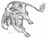 Manticore Coloring Pages Template sketch template