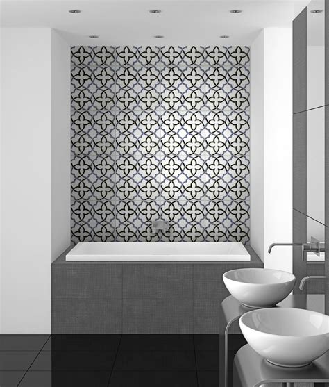 talula collection pattern tiles stoneimpressions bathtub tile surround minimalist