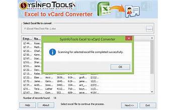 SysInfoTools Excel to vCard Converter screenshot #5