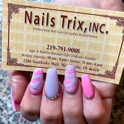 nails trix nail salon  merrillville