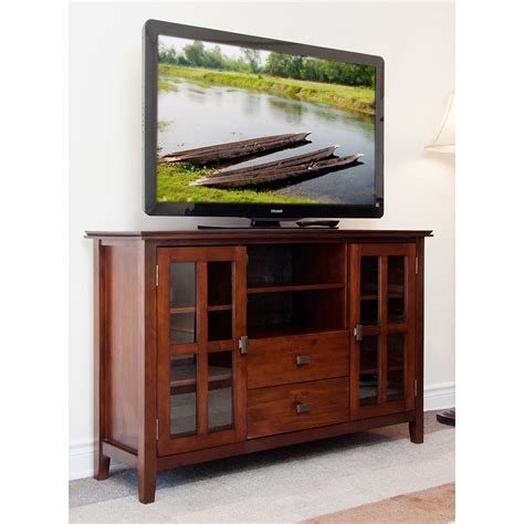 wyndenhall stratford collection tall tv stand overstock shopping