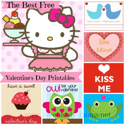 printable valentines day card roundup sweet deals  moms