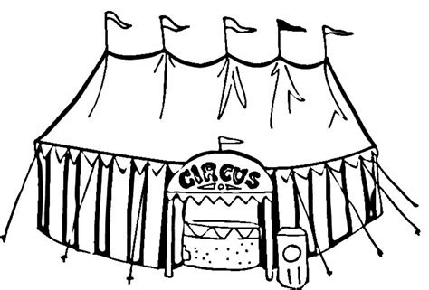 circus tent drawing  getdrawings