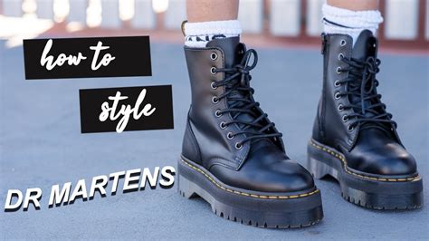 style dr martens platform boots youtube