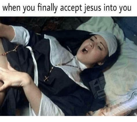 when you finally accept jesus into you jesus meme on me me