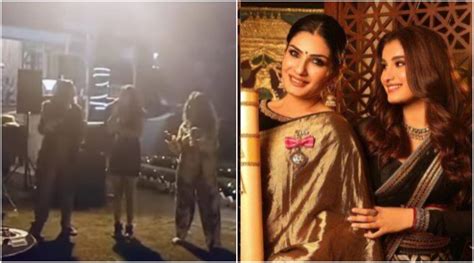 Raveena Tandon Shares Video Of Daughter Rasha Singing ‘she Is Blessed