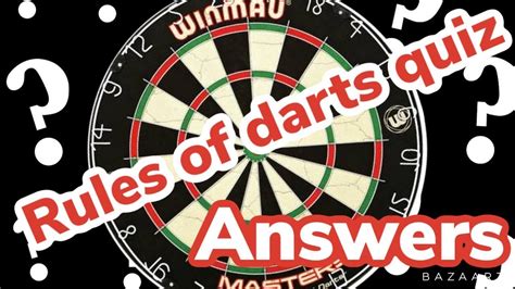 darts rules quiz answers  youtube