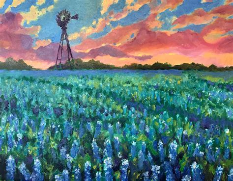 texas hill country landscape  oil  canvas  dont  paint