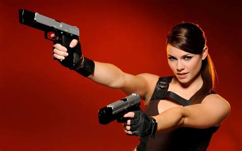 hd wallpapers of sexy women with guns hot