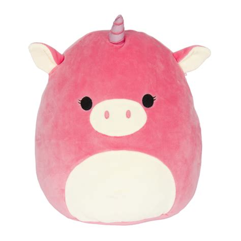 zoe squishmallows   animal pillows pink unicorn cute plush