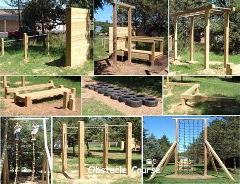 backyard obstacle  ideas home gym ideas