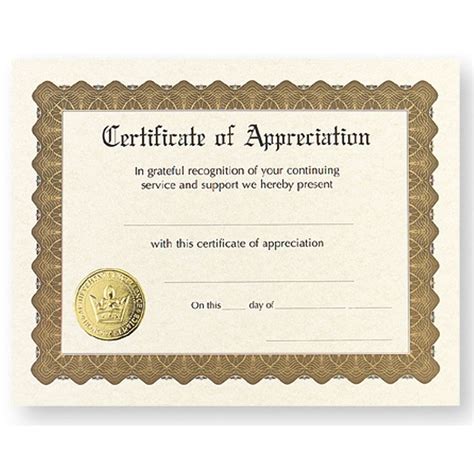 certificate  appreciation  printable certificate templates