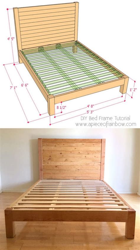 build  full size bed frame kobo building