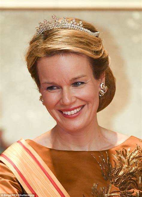 Queen Mathilde Of Belgium Dazzles In A Tiara Packed With 200 Diamonds