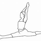 Coloring Gymnastics Gabby Athlete sketch template