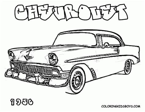 classic cars chevy truck coloring pages chevrolet camaro sketch