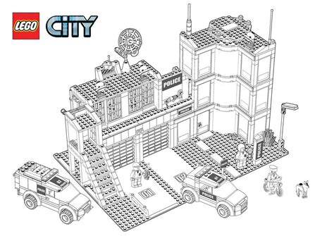 vilag lego city police station lego coloring pages lego coloring