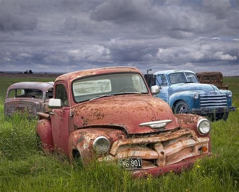 vintage auto junk yard photograph  randall nyhof pixels