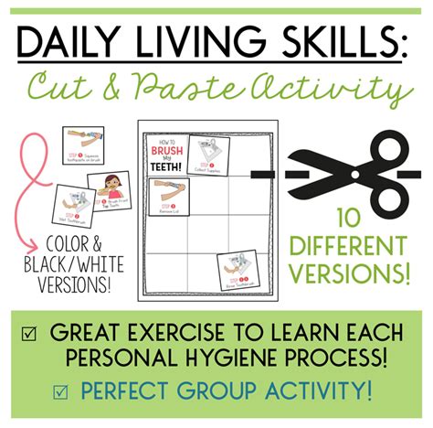 daily living skills worksheets  adults milka info