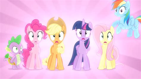 image main ponies  spike shocked sepng   pony friendship  magic wiki