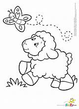 Lamb Coloring Lion Pages Getcolorings Easter sketch template