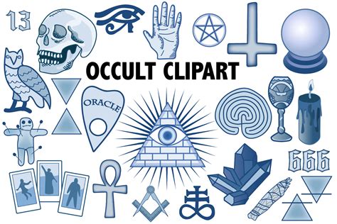 occult clipart  illustrations design bundles