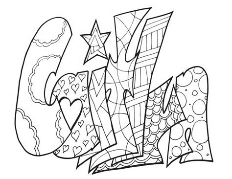 caitlyn  coloring page stevie doodles coloring pages