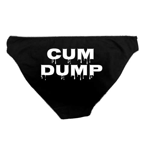 Cum Dump Ddlg Clothing Knickers Thong Slutty Sub Kinky Hot Pants