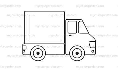 printable coloring pages  coloring pages truck coloring