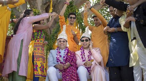 in a first gay couple says ‘i do in telangana trending news the