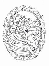 Unicorn Coloring Pages Detailed Getcolorings Printable Unicorns Detail sketch template