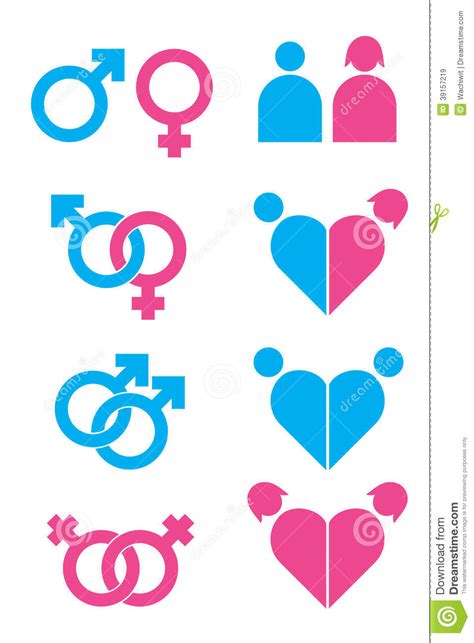 sexuality icons set stock vector image 39157219