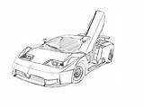 Bugatti Eb110 Wip Aventador sketch template