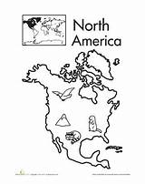 North Geography Continents Worksheet Worksheets Continent Kontinente Oceans Arbeitsblatt Ozeane Designlooter Kostenlos sketch template