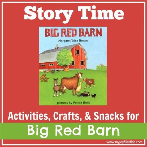 big red barn story time activities my joy filled life
