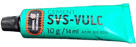 tube  rema svs vulc tube patch vulcanizing cement  gram  ml tyk industries