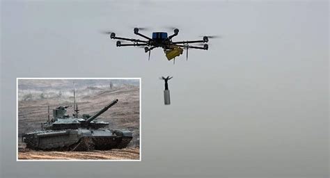 drone destroyed russias  advanced   proryv tank worth   million