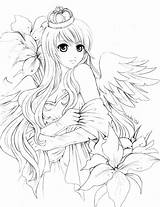 Coloring Pages Colouring Anime Iris Coloriage Lineart Usada Priest Red Queen Ange Prom Deviantart Fairy Colorier Crayons Vos Un Adult sketch template