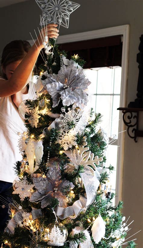 winter white christmas tree decorating ideas buy  cook