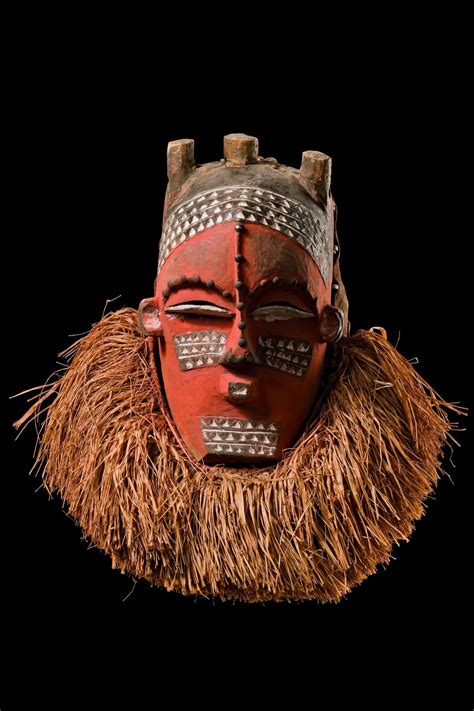 anthropomorphic bell mask tshimwana dr congo biombo african masks african art congo