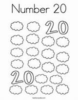 20 Coloring Number Stars sketch template