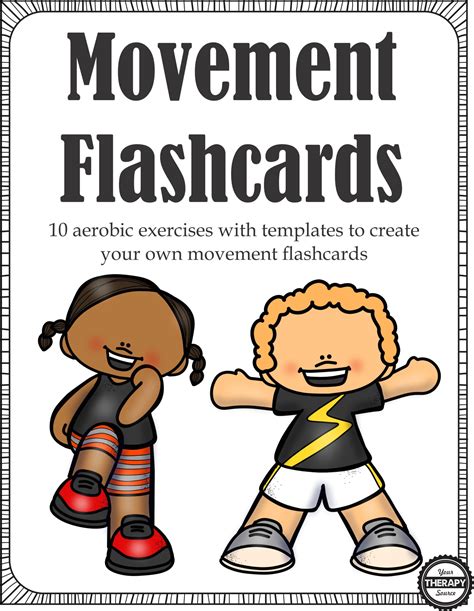 printable exercise flash cards printable form templates  letter