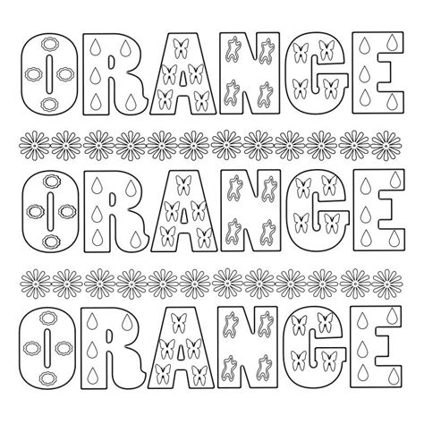 orange coloring pages fruit coloring pages preschool coloring pages sun coloring pages