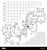 Juegos Crucigramas Tiere Crossword Kinder Kreuzworträtsel Bildung Malbuch sketch template