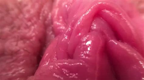 Macro Super Close Up Of My Dripping Pulsating Pussy Porn